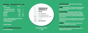 AGESAN PREMIUM OMEGA 3 PLUS - Vegan