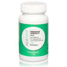 Laden Sie das Bild in den Galerie-Viewer, AGESAN PREMIUM OMEGA 3 PLUS - Vegan